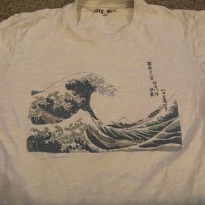 Uniqlo Japan Tsunami wave Tee